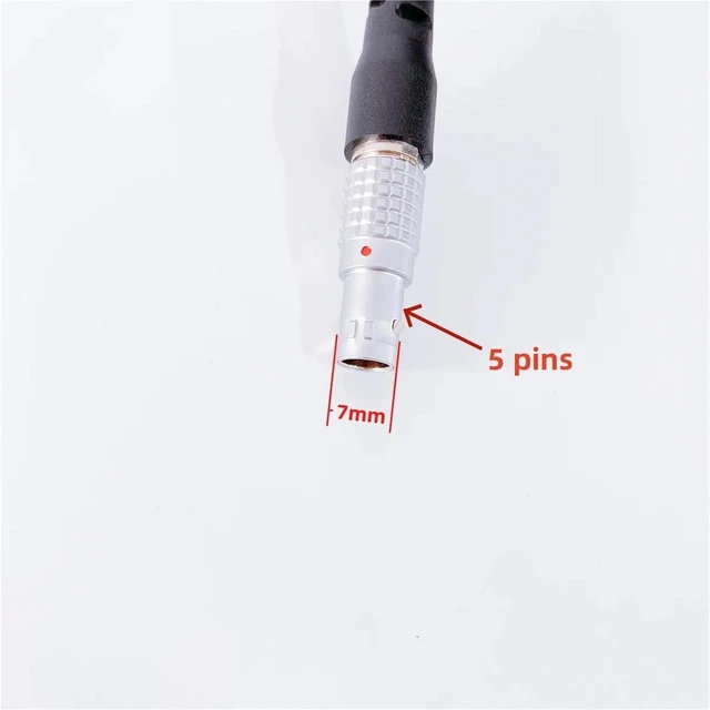 Alt view image 4 of 6 - GEV102 Spring Cable GEV102 563625 Data Cable for Total Station or Digital Theodolite, Coiled Type