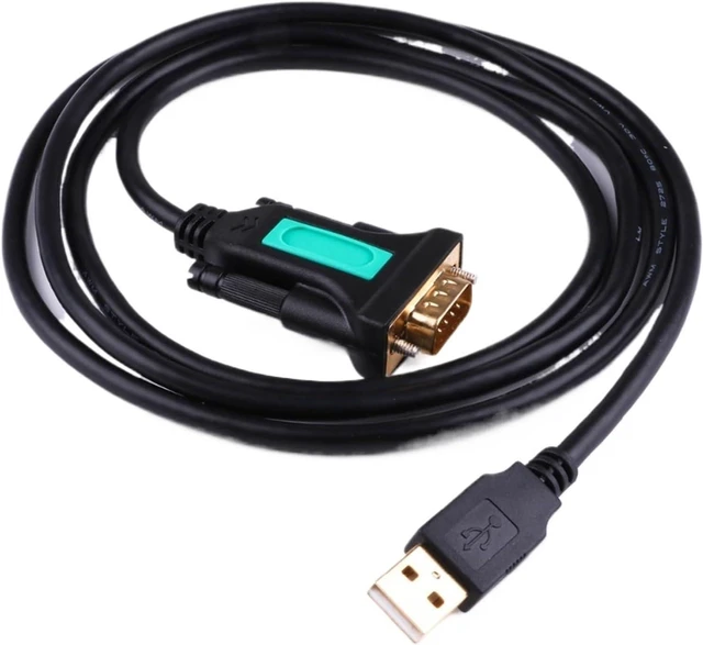 Alt view image 2 of 3 - USB 2.0 to RS232 DB9 Serial Cable Male Converter Adapter with L2303 Chipset for Win10 8.1 8 7 XP 2000 5ft(FTDI Chipset)