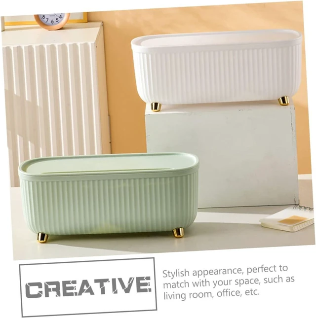 Alt view image 2 of 7 - Homoyoyo Cable Management Box Storage for Power Strips and Adapters Abs Material Large Capacity with Lid