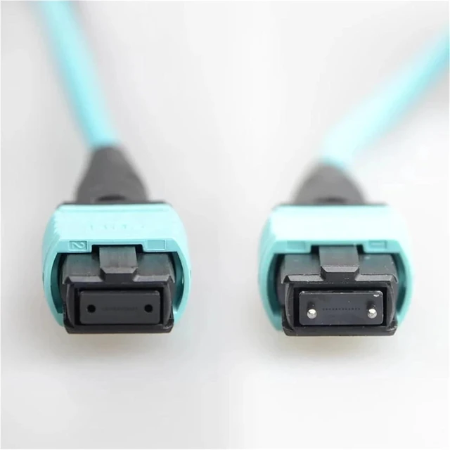 Alt view image 4 of 5 - MPO-MPO OM3 Fiber Patch Cord, 12-core, A/B Type, 3-m/15m(10m,12C Female-Female B)
