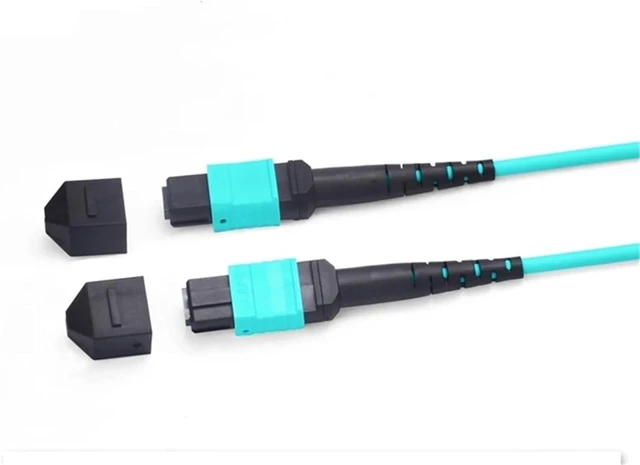 Alt view image 2 of 5 - MPO-MPO OM3 Fiber Patch Cord, 12-core, A/B Type, 3-m/15m(10m,12C Female-Female B)