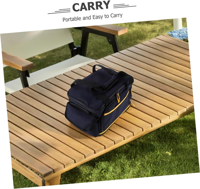Alt view image 3 of 7 - HEMOTON Waterproof Electronics Organizer Travel Case, 600d Oxford Cloth, Large Capacity, Portable Handle