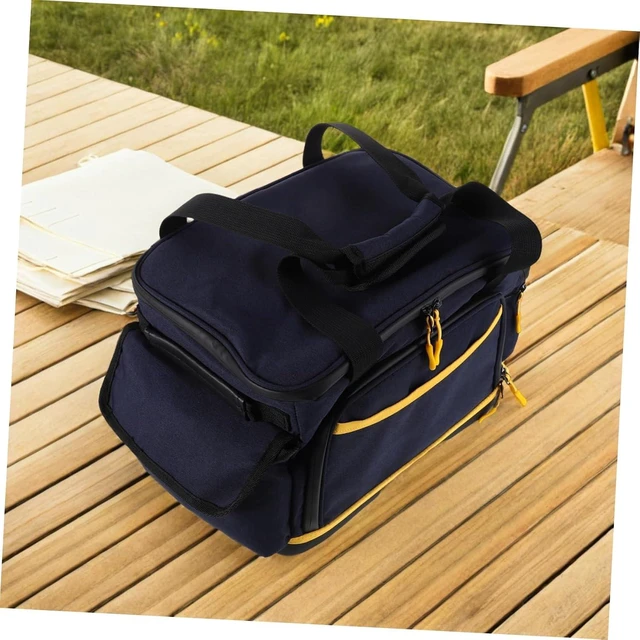 Alt view image 6 of 7 - HEMOTON Waterproof Electronics Organizer Travel Case, 600d Oxford Cloth, Large Capacity, Portable Handle