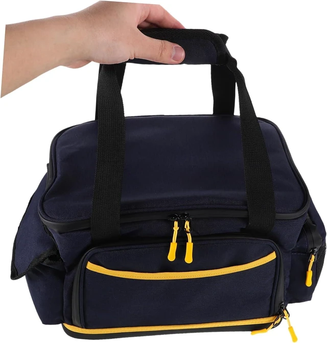 Alt view image 4 of 7 - HEMOTON Waterproof Electronics Organizer Travel Case, 600d Oxford Cloth, Large Capacity, Portable Handle