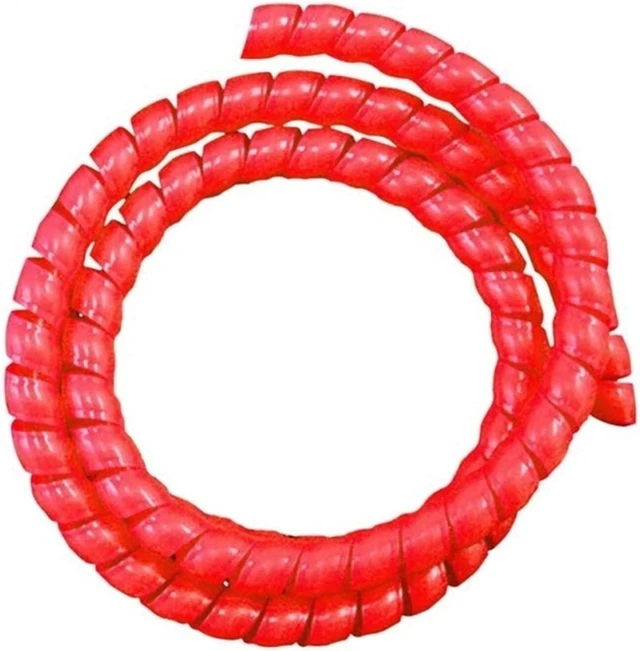 Main image of Cable Tidy Sleeve,Cable Management,500CM 8mm to 50mm Spiral Wrap Sleeving Tube Flame Retardant Cable Protective Sleeve Band Winding Pipe Wire Sleeves(Red,50mm)