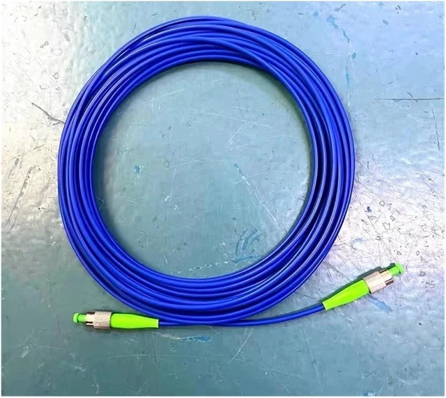 Alt view image 3 of 6 - 1-300M SC/A-LC/A Armored Patchcord FC/A LC SC Waterproof SM Single Core Blue Indoor Outdoor Fiber Optic Jumper 1C(25m 2pcs,SCA-LCA)
