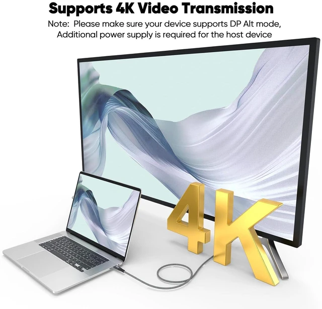 Alt view image 4 of 7 - USB C Data Cable XM004(20 Feet, 1 Pack)