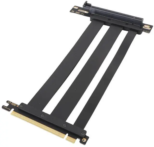 Alt view image 7 of 7 - PCI E 4.0 X16 High Speed Flexible Extender Card, PCI Express 4.0 X16 GPU Riser Cable with Cable Protector for RTX 4090 Ti 8900 XT Gaming AI Applications (30cm)