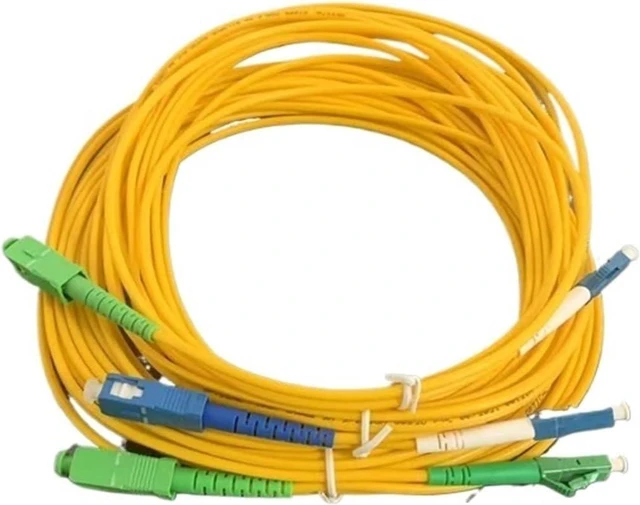 Alt view image 2 of 6 - Fiber Jumper SC-LC LCA-SC LC-SCA SCA-LCA SM 1m 2m 30mm 5m 7m 10m 30m 50m Optical Fiber Patch Cord Singlemode(40m 1pc,SC-LC)