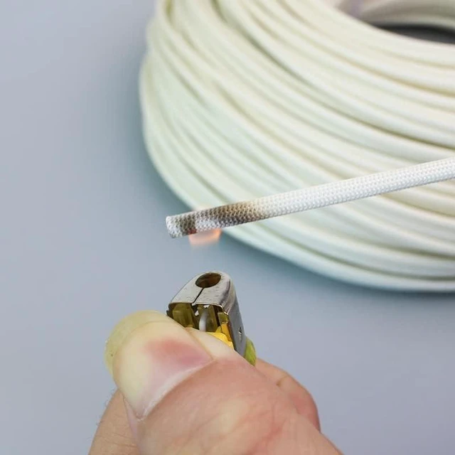 Alt view image 4 of 6 - Cable Tidy Sleeve,Cable Management,10M 1mm to 30mm High Temperature Braided Soft Chemical Fiber Tubing Insulation Cable Sleeving Fiberglass Tube(2mm)