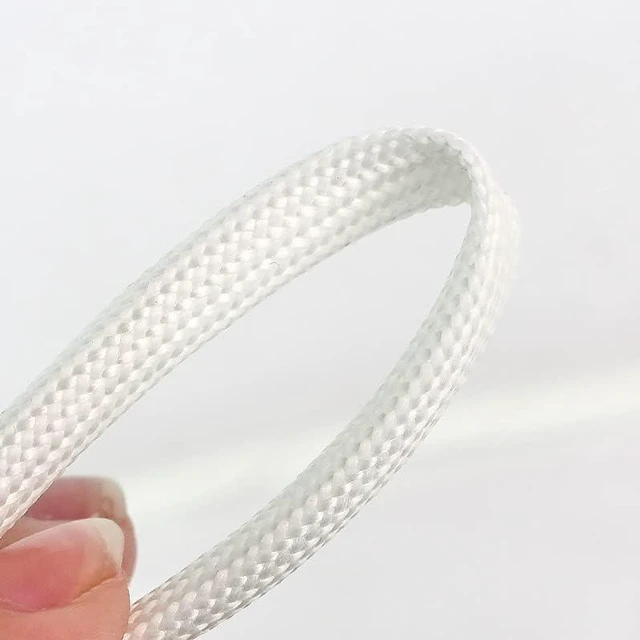 Alt view image 5 of 6 - Cable Tidy Sleeve,Cable Management,10M 1mm to 30mm High Temperature Braided Soft Chemical Fiber Tubing Insulation Cable Sleeving Fiberglass Tube(2mm)