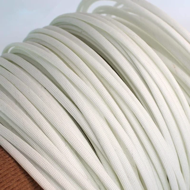Alt view image 6 of 6 - Cable Tidy Sleeve,Cable Management,10M 1mm to 30mm High Temperature Braided Soft Chemical Fiber Tubing Insulation Cable Sleeving Fiberglass Tube(2mm)