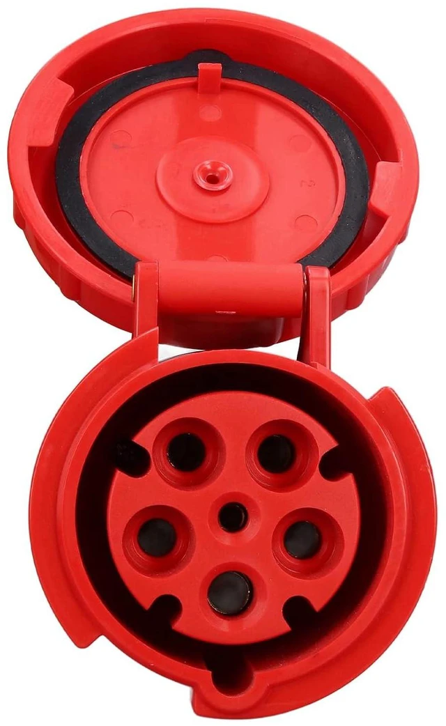 Alt view image 2 of 7 - 3 Phase 5 Core Waterproof Plug Socket Electric Industrial Aviation Connector 380V415V 63A 3PN Plus E IP67 for Industry