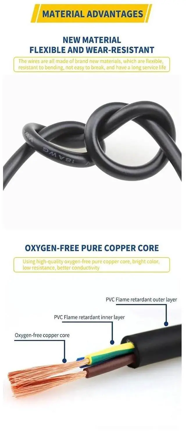 Alt view image 7 of 7 - Pure Copper DB37 Extension Cable Male to Male to Female 37-pin Cable Parallel Port Cable Serial Computer Printer Data Cable(5M,Female to Female)