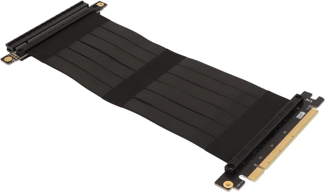 Main image of PCIE 3.0 X16 Extension Cable, High Speed Flexible Riser Card Cable, 30AWG High Shielding, GPU Expansion Port, 20cm Length, Supports GTX1080 RTX2060 and More