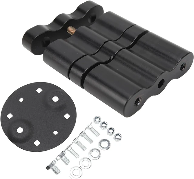 Alt view image 2 of 7 - Pack Mount Extension Pack Black Anodized Aluminum Gas Can Mount Double Locking Mount for 1.75 Gallon Gas Tank