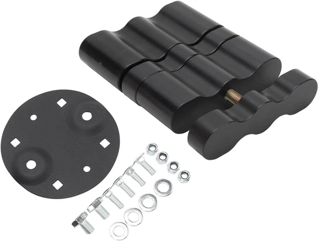 Alt view image 3 of 7 - Pack Mount Extension Pack Black Anodized Aluminum Gas Can Mount Double Locking Mount for 1.75 Gallon Gas Tank