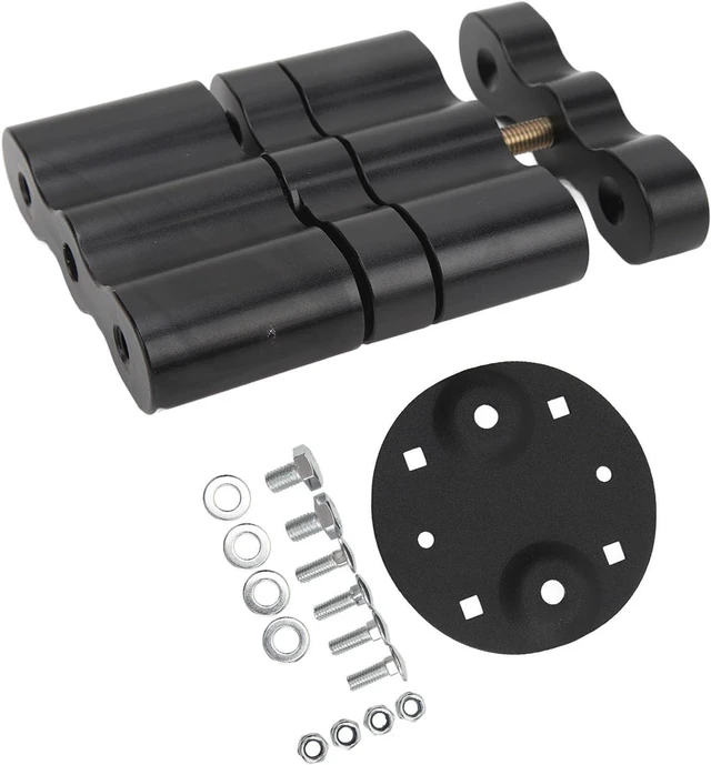 Alt view image 4 of 7 - Pack Mount Extension Pack Black Anodized Aluminum Gas Can Mount Double Locking Mount for 1.75 Gallon Gas Tank
