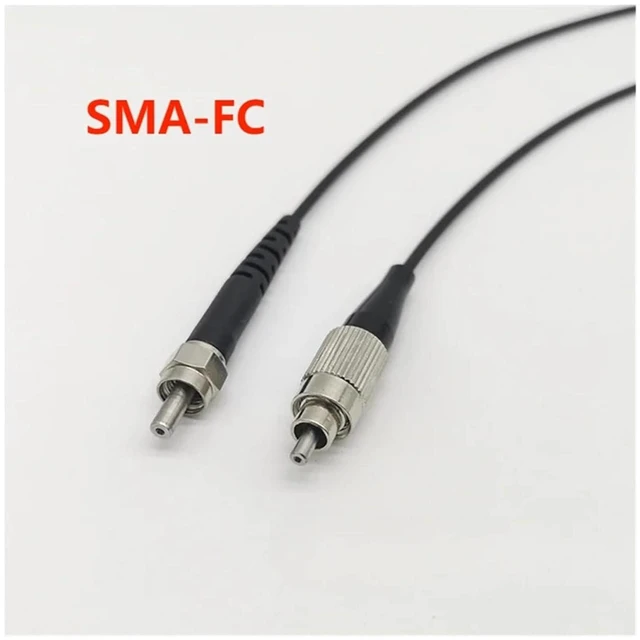 Alt view image 3 of 3 - SMA905 Plastic Optical Fiber POF Jumper 1mm 980/1000um Metal Connector SMA-ST SMA-FC 1M/2M(SMA-FC 2 Metres)