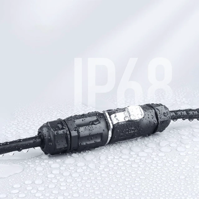 Alt view image 2 of 7 - ZUZONG Cat7 RJ45 Waterproof Connector IP68 RJ45 Industrial Connector RJ45 Aviation Plugs Sockets Cat7 10Gbps Signal Connector for Home, Industrial Connection/LED/Stage/Lighting/Network