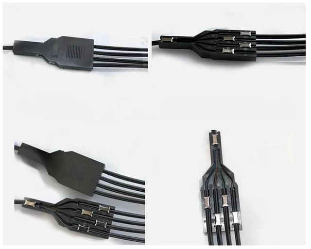 Alt view image 3 of 5 - Outdoor Fiber Optic Drop Cable,4 cores,FTTH,Single Mode,Fiber Patch Cord Jumper with LC SC FC ST UPC/A Connector(SC UPC SC UPC 20m)