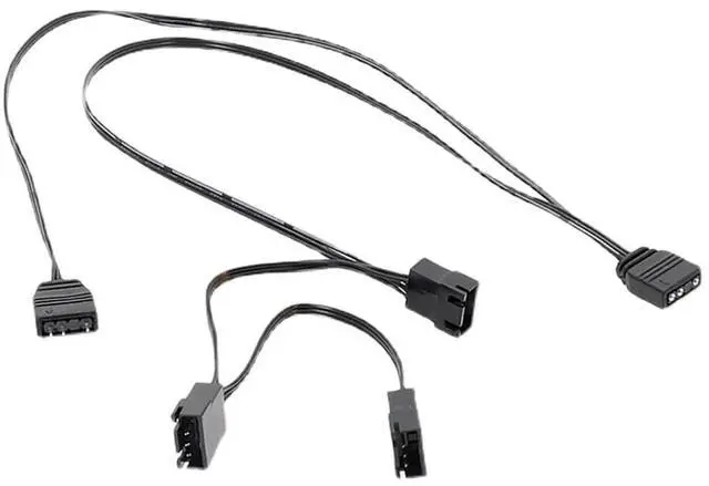 Main image of Aer2 Fan RGB Adapter Cable 5v 3Pin Motherboard ARGB 1 to 3 Light Synchronization Cables