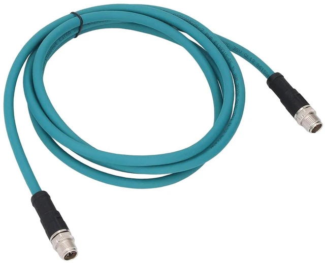 Alt view image 2 of 7 - M12 Ethernet Cable CAT6A Ethernet Cable 8 Pin X Coded RJ45 Industrial 10GBPS Data Transmission for Routers Computers Switches Industrial Cameras