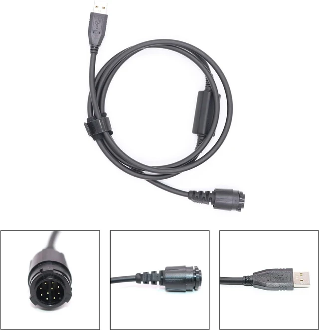 Alt view image 2 of 7 - HKN6184 USB Programming Cable for DM3400 DM3401 DM3600 DM3601 DM4400 DM4401 DM4600 DM4601 Radio