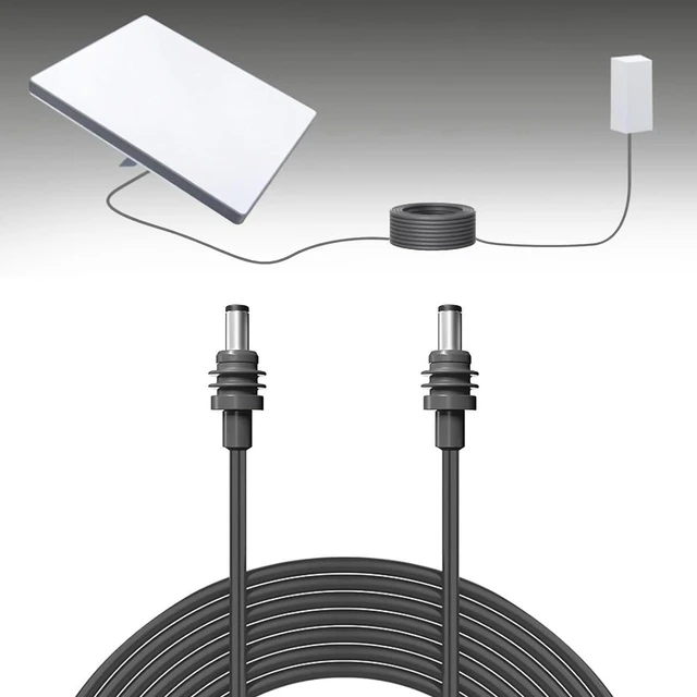 Alt view image 3 of 7 - DC to DC Power Cable Cord, 75FT Satellite DC Power Cable 20AWG Water Resistant Plug and Play for Indoor Outdoor Use