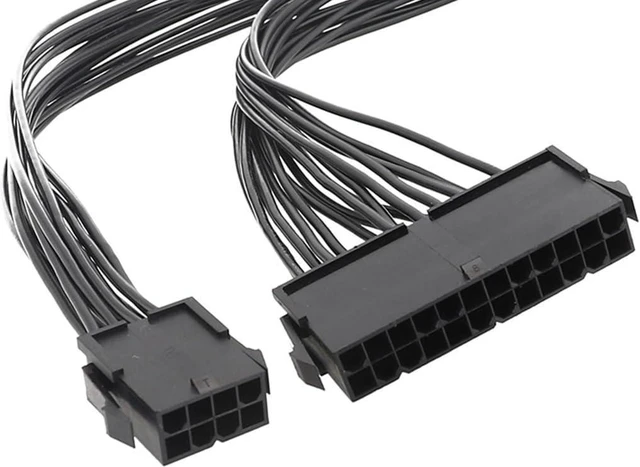 Alt view image 3 of 7 - Adapter Supply Cable Replacement For Z440 Z640 Server 24Pin To 18pin 8pin To 12pin