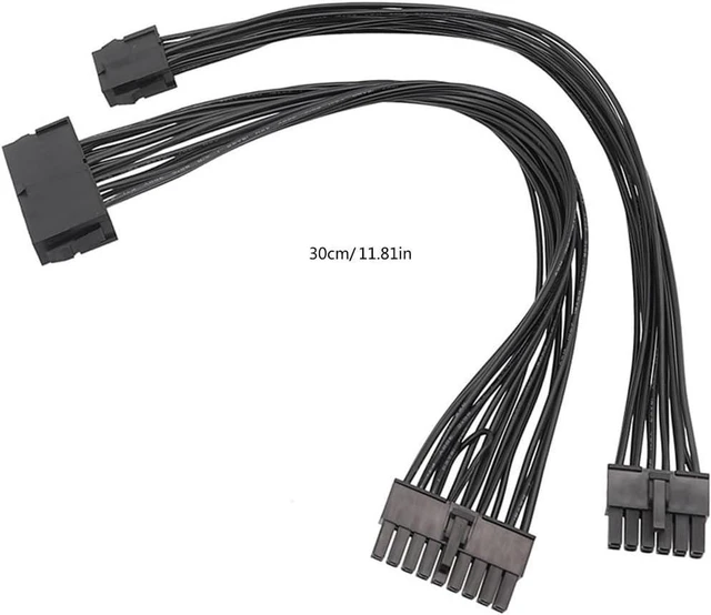 Alt view image 5 of 7 - Adapter Supply Cable Replacement For Z440 Z640 Server 24Pin To 18pin 8pin To 12pin