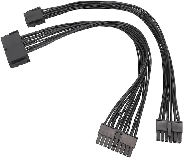 Alt view image 7 of 7 - Adapter Supply Cable Replacement For Z440 Z640 Server 24Pin To 18pin 8pin To 12pin