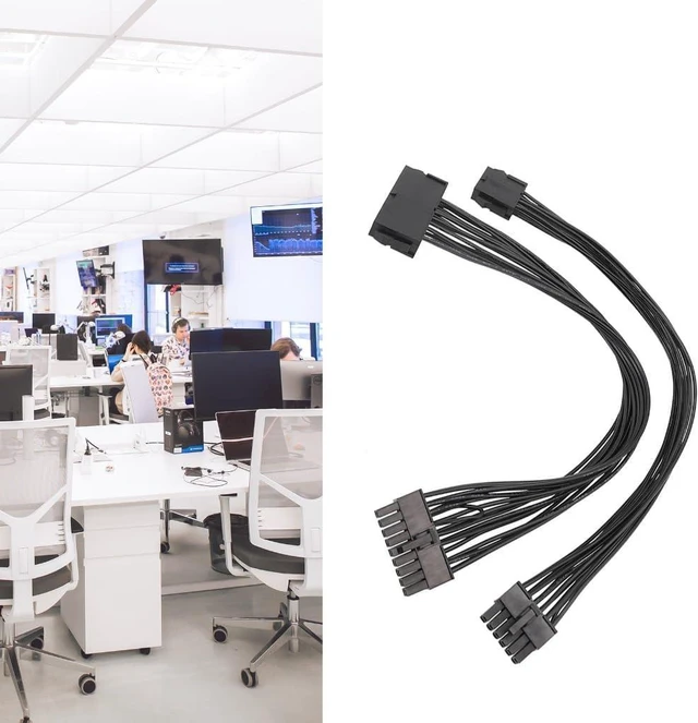 Alt view image 6 of 7 - Adapter Supply Cable Replacement For Z440 Z640 Server 24Pin To 18pin 8pin To 12pin