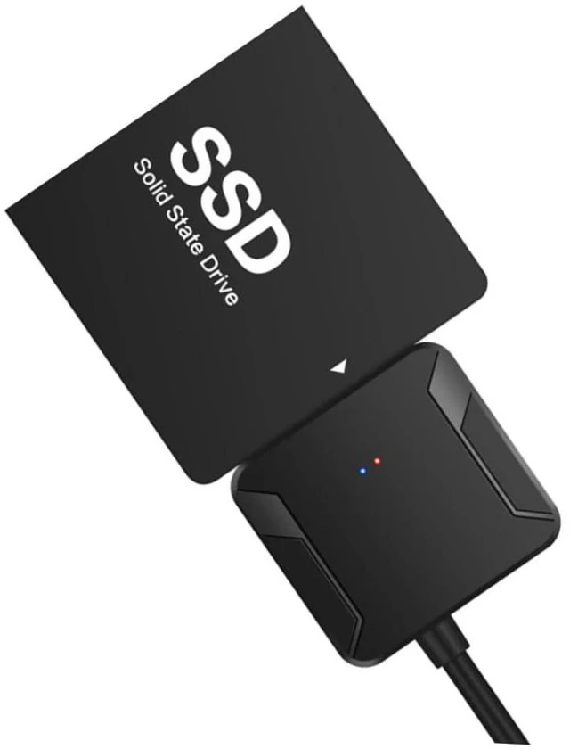 Alt view image 4 of 7 - USB to External Hard Drive Adapter Cable Fast Data Transfer Converter for Ssd and Portable and Lightweight for Access Black