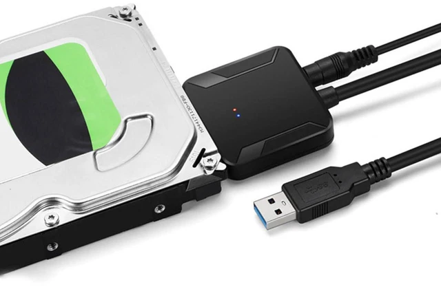 Alt view image 5 of 7 - USB to External Hard Drive Adapter Cable Fast Data Transfer Converter for Ssd and Portable and Lightweight for Access Black