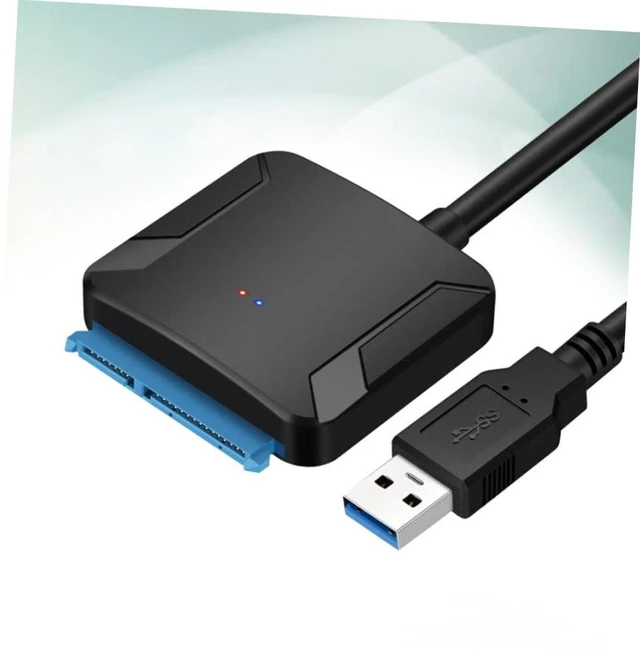 Alt view image 7 of 7 - USB to External Hard Drive Adapter Cable Fast Data Transfer Converter for Ssd and Portable and Lightweight for Access Black