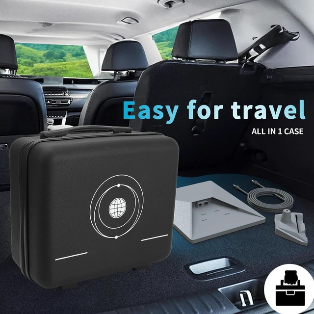 Alt view image 4 of 7 - Mini Case, Waterproof Hard Case, Portable Travel Case for Starlink Mini Dish and All Accessories, Cable, Kickstand, Power Supply, Pipe Adapter, RV Travel & Outdoor Use