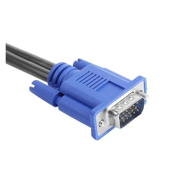 Alt view image 3 of 4 - Splitter Cable 1 Computer to Dual 2 Monitor Adapter Y Splitter Male to Female Wire Cord