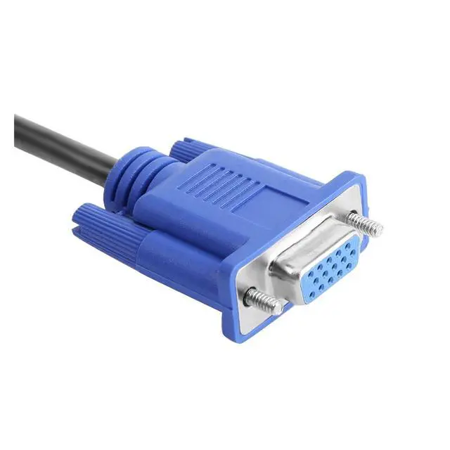 Alt view image 4 of 4 - Splitter Cable 1 Computer to Dual 2 Monitor Adapter Y Splitter Male to Female Wire Cord