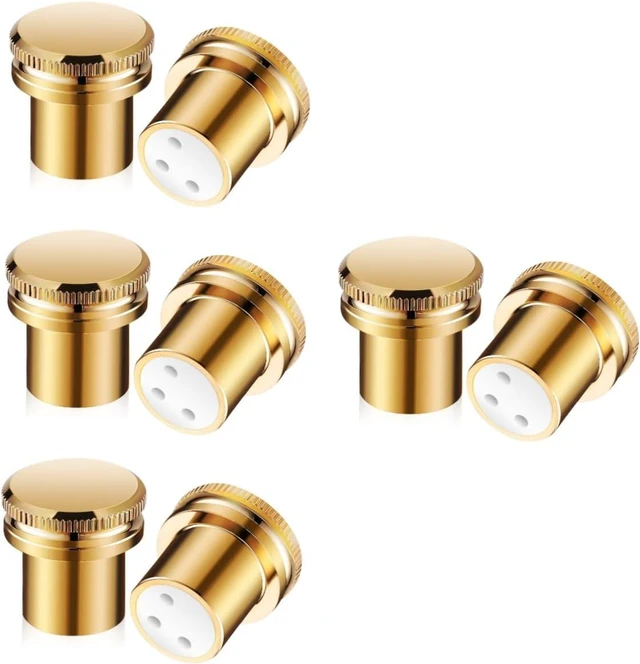 Main image of 8pcs Female Dust Cap Cable End Protectors Connector Shielding for Microphone