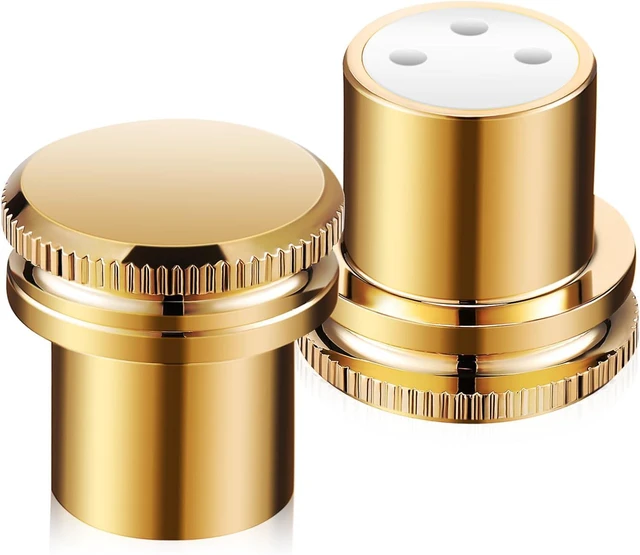 Alt view image 7 of 7 - 8pcs Female Dust Cap Cable End Protectors Connector Shielding for Microphone