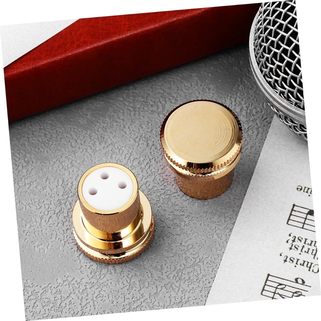 Alt view image 5 of 7 - 8pcs Female Dust Cap Cable End Protectors Connector Shielding for Microphone
