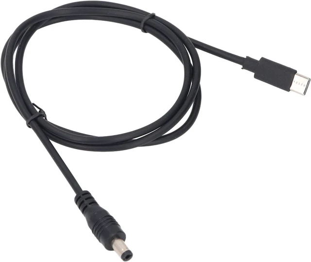 Alt view image 3 of 7 - 15M 49.2FT USB Type C to DC Power Cable Replacement 5.5x2.1mm Interface Converter Cord for 100W PD Power Source