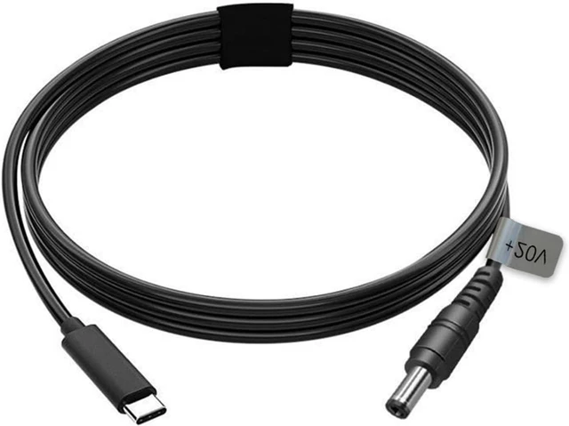 Alt view image 6 of 7 - 15M 49.2FT USB Type C to DC Power Cable Replacement 5.5x2.1mm Interface Converter Cord for 100W PD Power Source