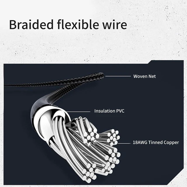 Alt view image 3 of 7 - PC Power Supply Sleeved Cable Extension Set 35CM 24Pin PCIE 8Pin CPU 4+4Pin Extensions With Cable Combs Set Black