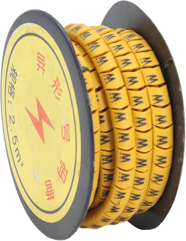 Alt view image 3 of 7 - 26PCS Set Tube Cable Marker EC Letter Number PVC A to Z Marking Coded Cable Marker (2.5m²)