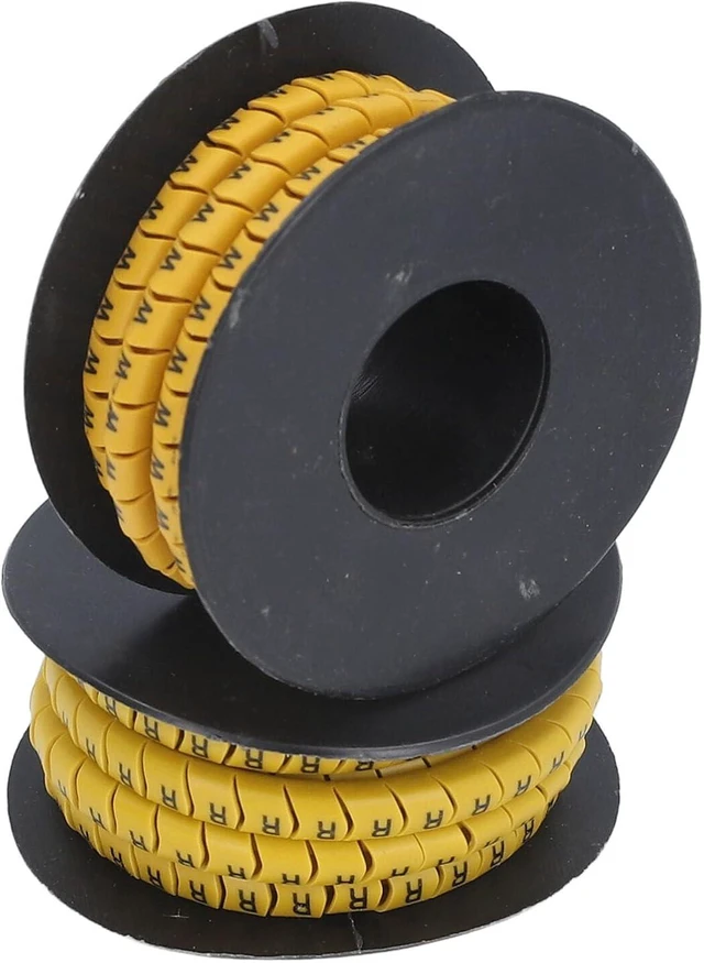 Alt view image 7 of 7 - 26PCS Set Tube Cable Marker EC Letter Number PVC A to Z Marking Coded Cable Marker (2.5m²)