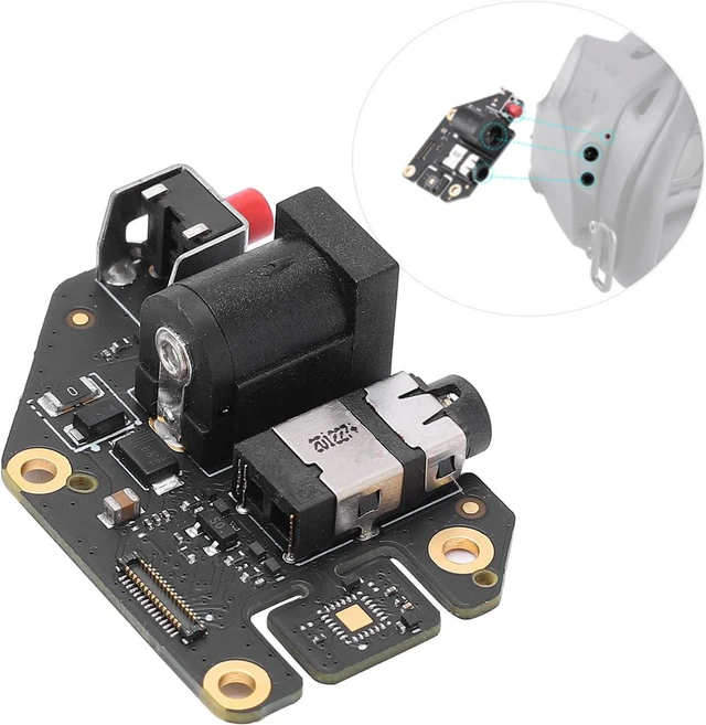 Alt view image 7 of 7 - Lightweight Aluminum Power Board for DJI FPV Flying Glasses, Compact Design, Easy Installation, Long Lifespan, Ideal Repair Replacement Part