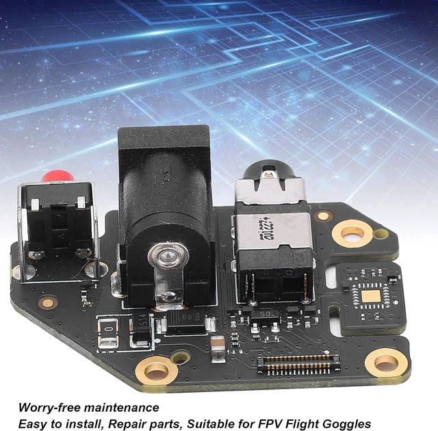 Alt view image 6 of 7 - Lightweight Aluminum Power Board for DJI FPV Flying Glasses, Compact Design, Easy Installation, Long Lifespan, Ideal Repair Replacement Part