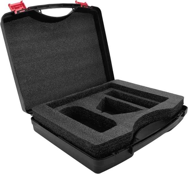 Main image of Water Resistant Satellite Hard Case for Cable Adapter Kickstand Power Supply Accessories Travel Strap Case for Outdoor Camping, Car, RV,